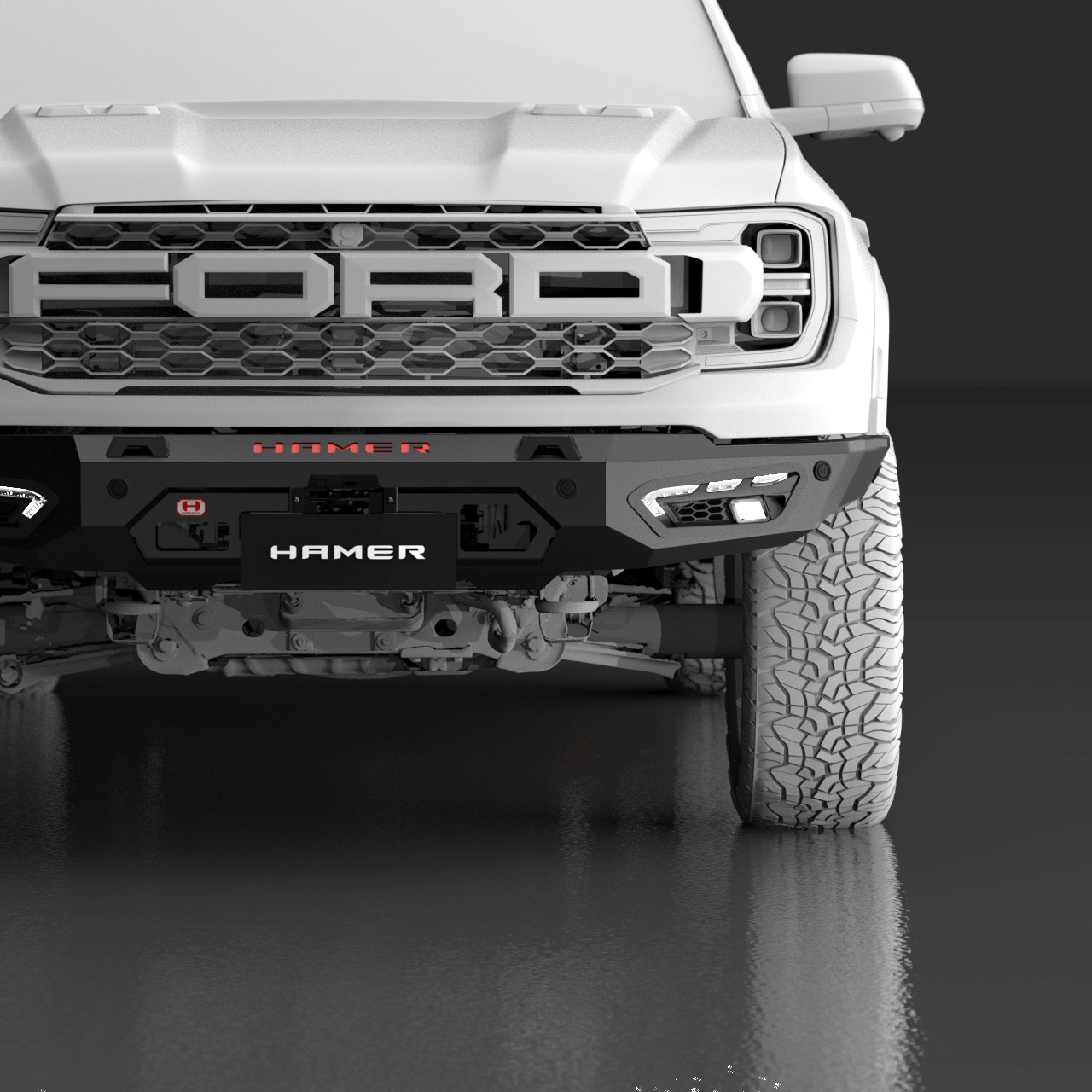 ATLAS SERIES BULL BAR FOR FORD RANGER RAPTOR 2022 - V2 - Image 3